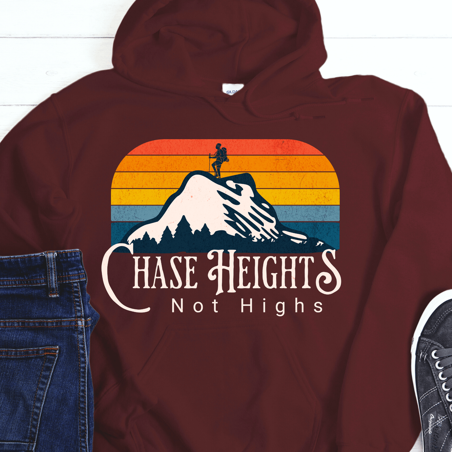 ✨ Chase Heights Not Highs Hoodie