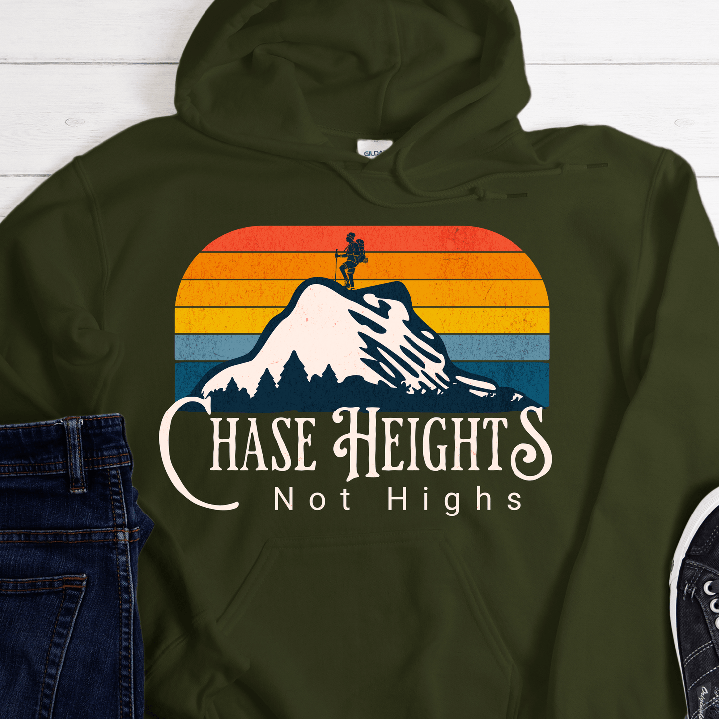 ✨ Chase Heights Not Highs Hoodie