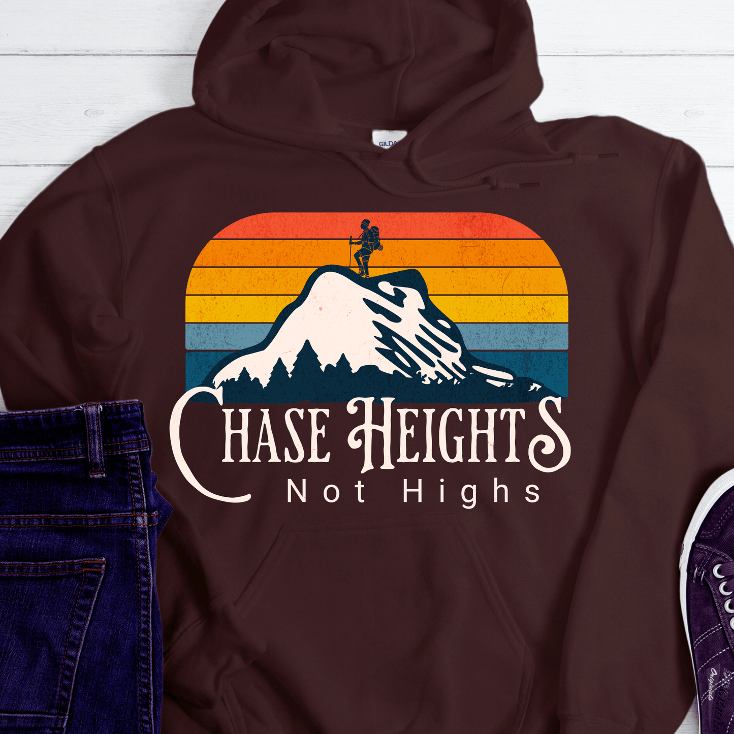 ✨ Chase Heights Not Highs Hoodie