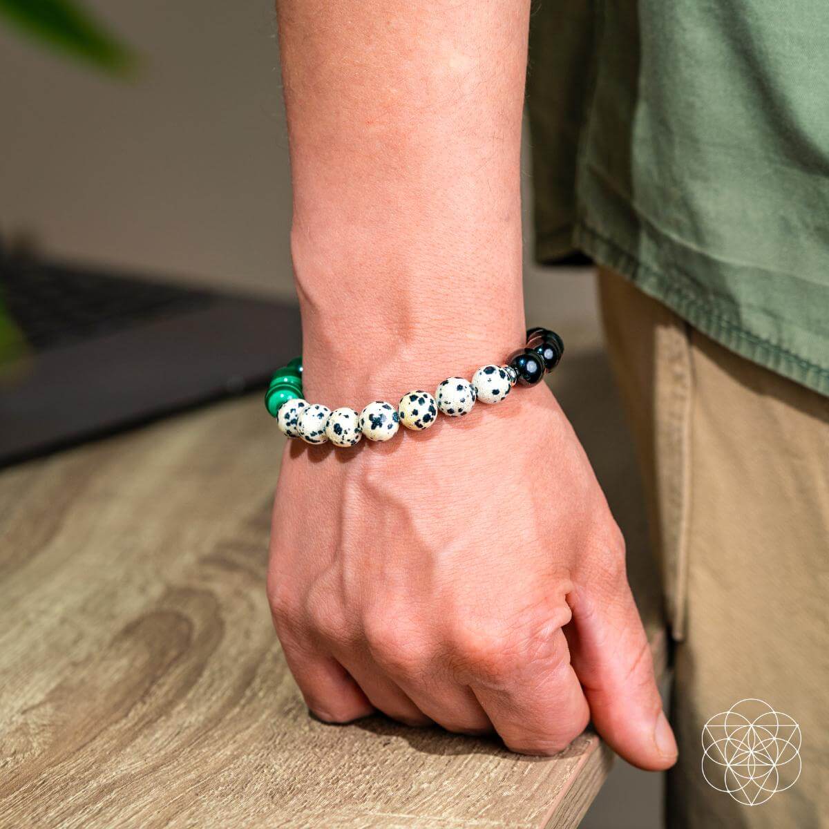 Soul Reset: Dalmatian Jasper Bracelet of Healing