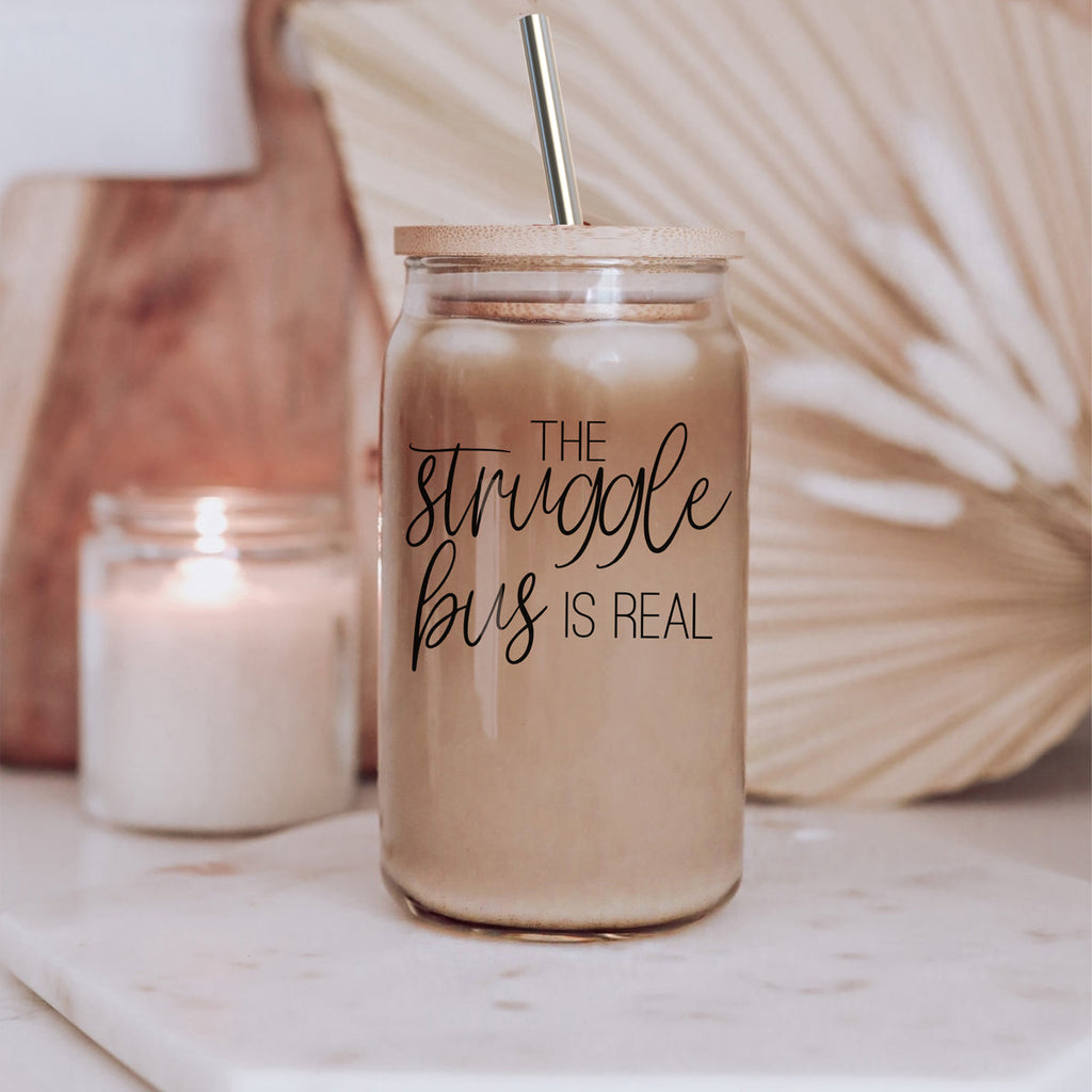 Struggle Bus: Emotional Support Iced Coffee 17oz