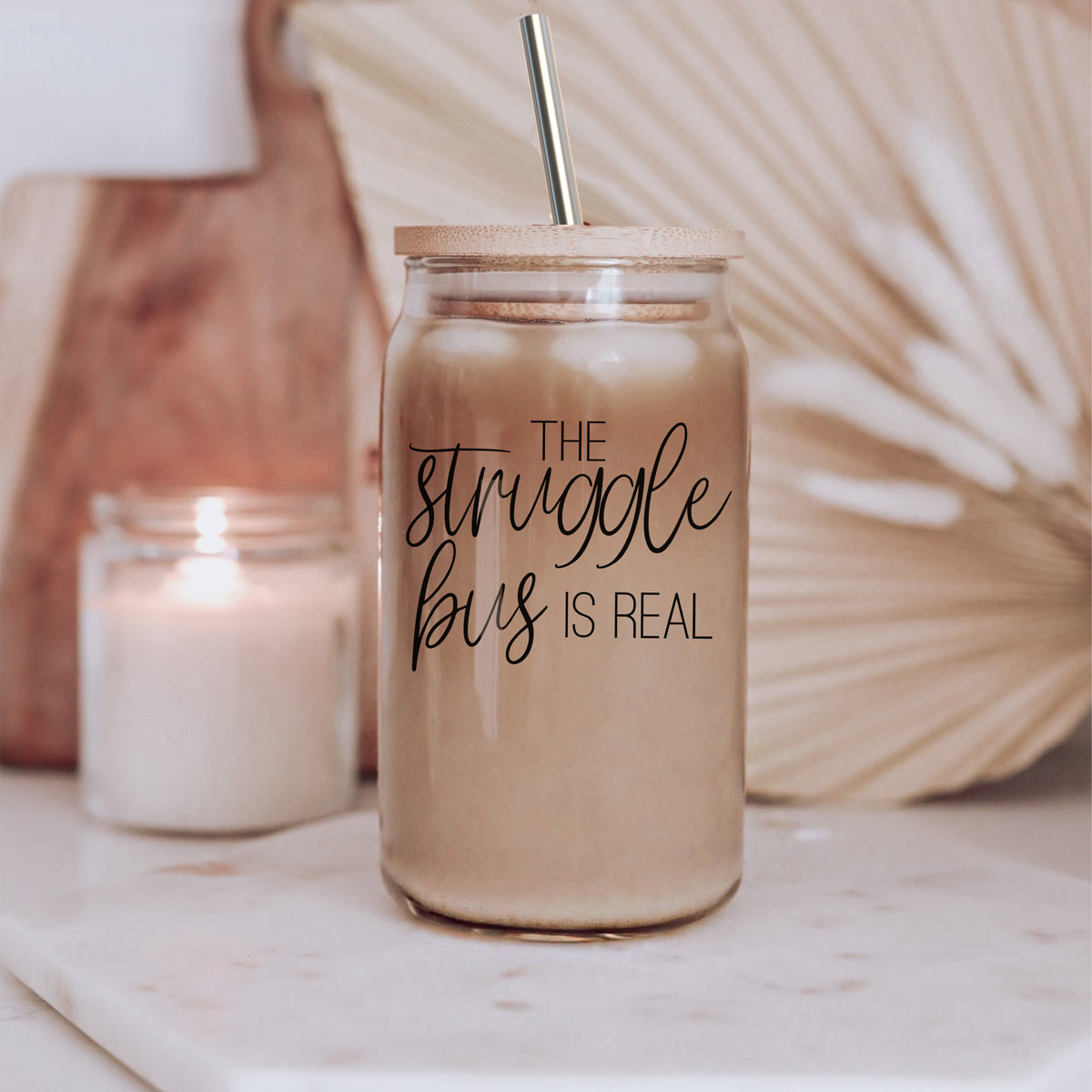 Struggle Bus: Emotional Support Iced Coffee 17oz