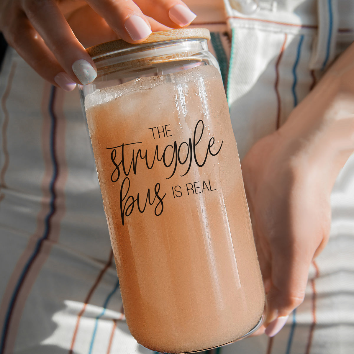 Struggle Bus: Emotional Support Iced Coffee 17oz