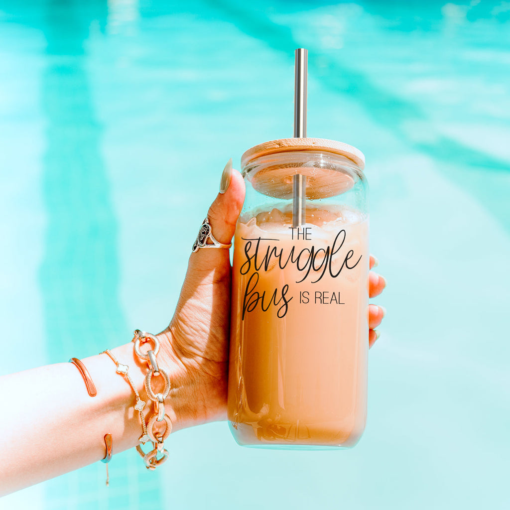 Struggle Bus: Emotional Support Iced Coffee 17oz