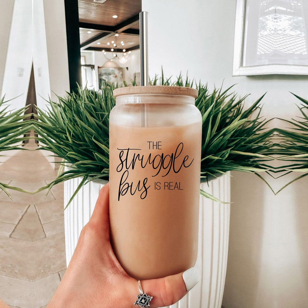 Struggle Bus: Emotional Support Iced Coffee 17oz