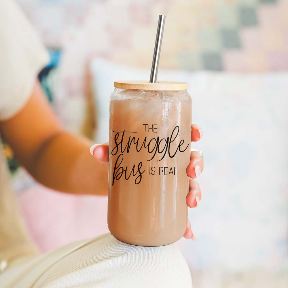 Struggle Bus: Emotional Support Iced Coffee 17oz