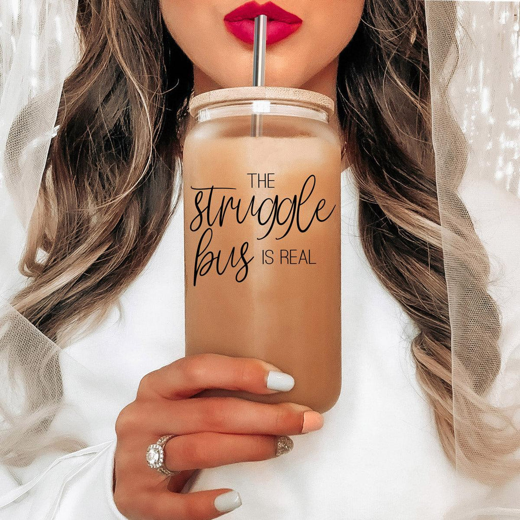 Struggle Bus: Emotional Support Iced Coffee 17oz