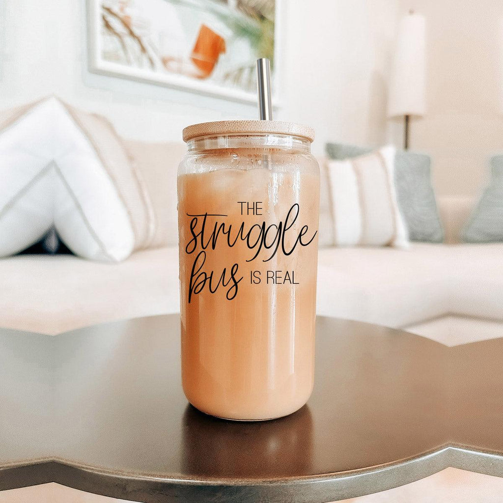 Struggle Bus: Emotional Support Iced Coffee 17oz