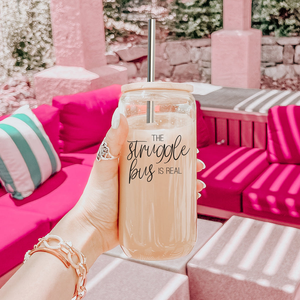 Struggle Bus: Emotional Support Iced Coffee 17oz