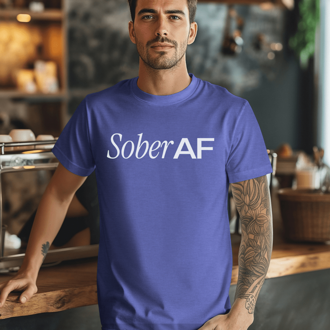 ✨ Sober AF Statement Tee