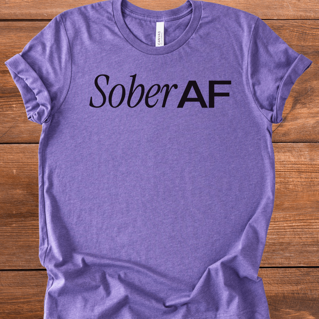 ✨ Sober AF Statement Tee