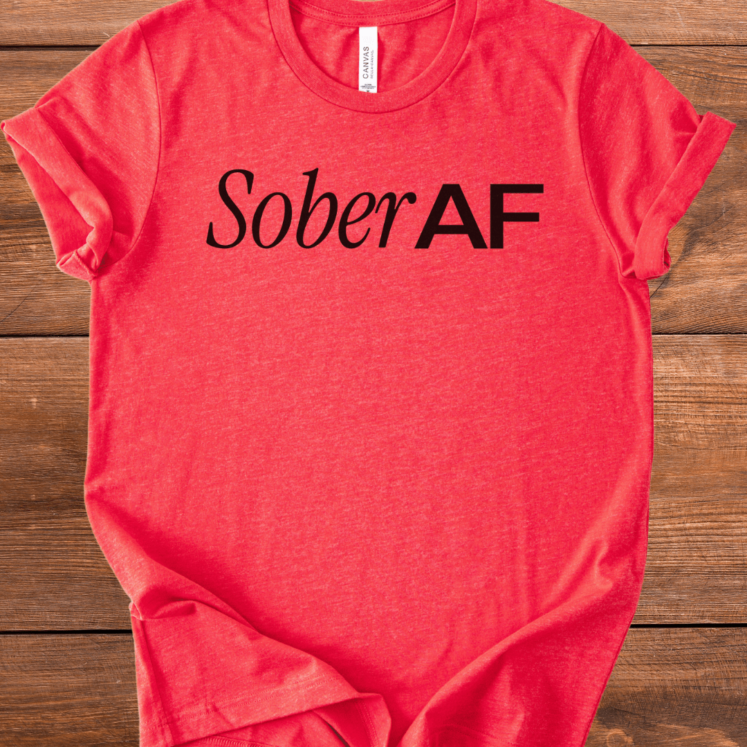 ✨ Sober AF Statement Tee