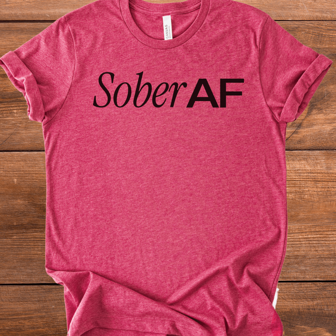 ✨ Sober AF Statement Tee