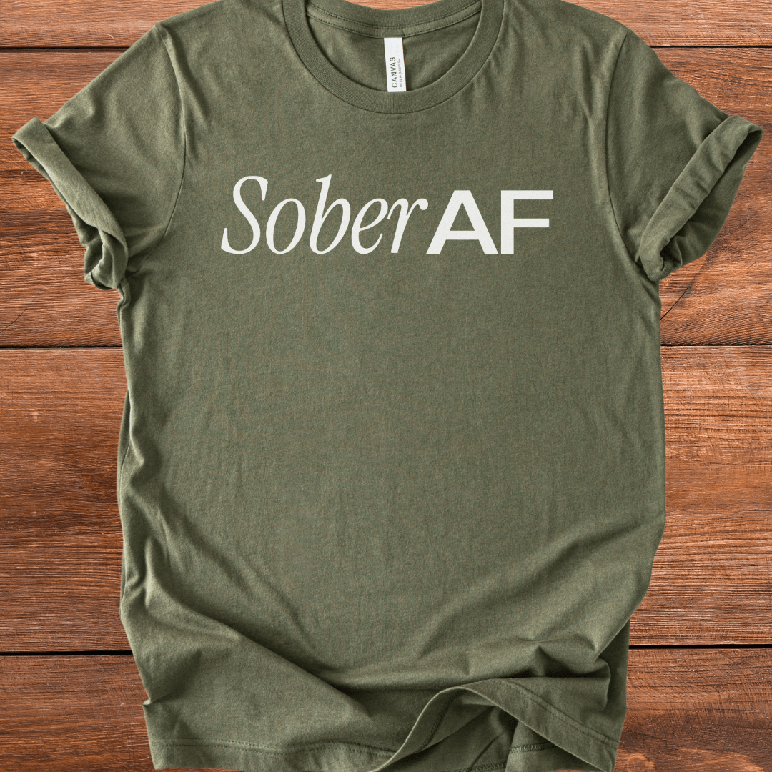✨ Sober AF Statement Tee