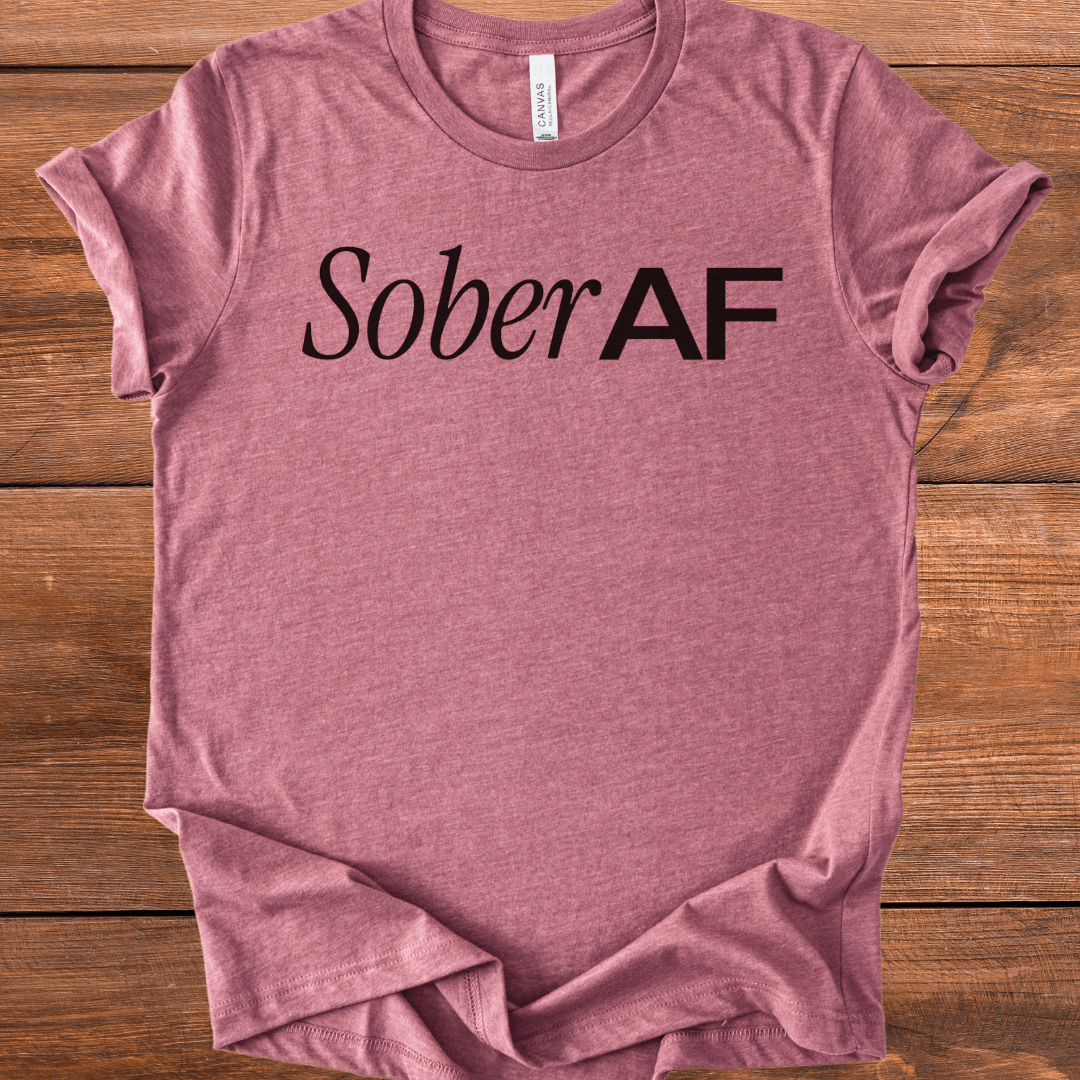 ✨ Sober AF Statement Tee