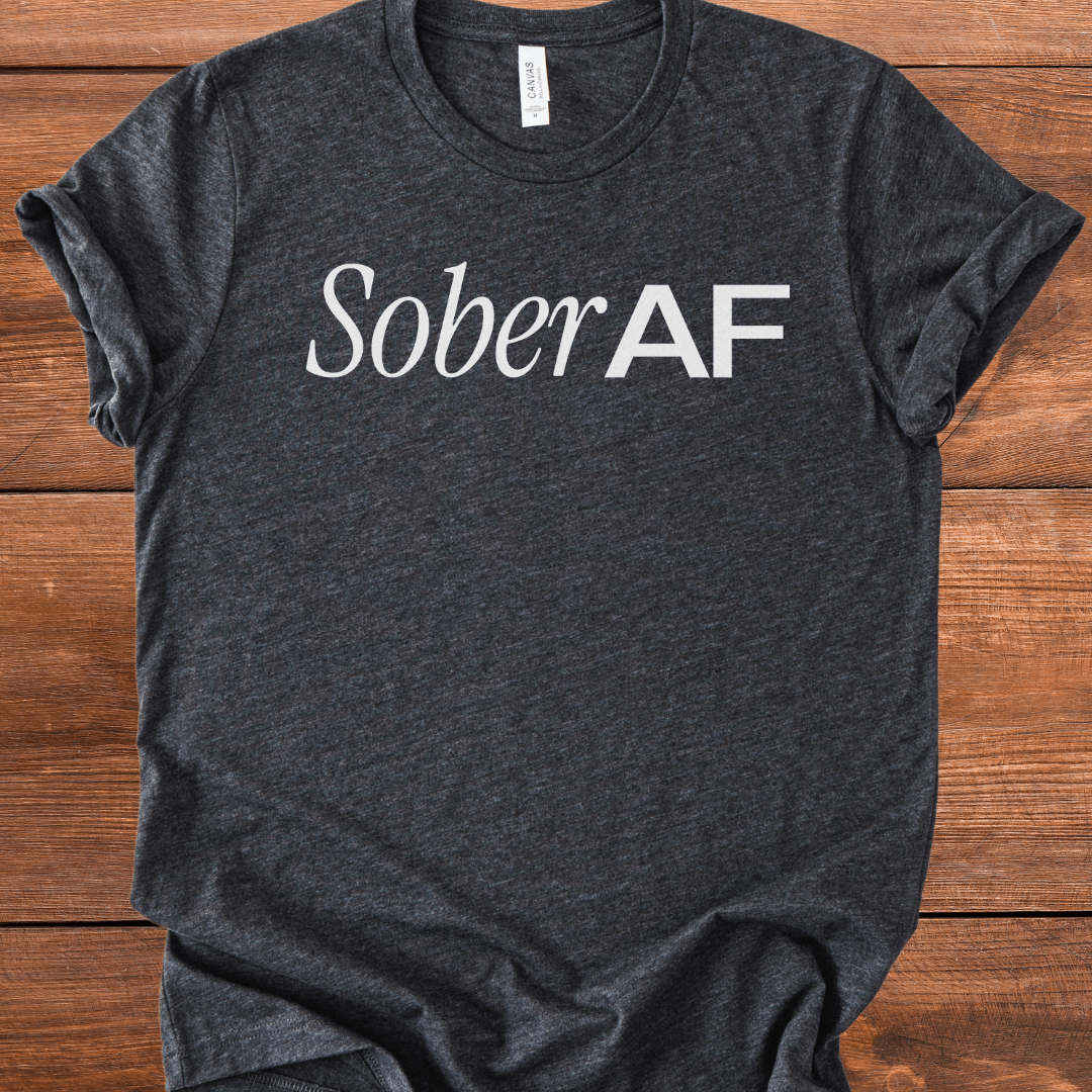 ✨ Sober AF Statement Tee