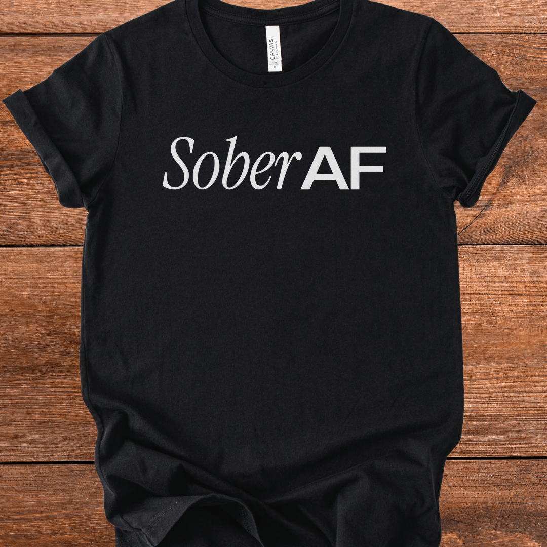 ✨ Sober AF Statement Tee