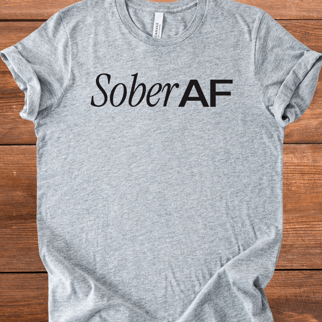 ✨ Sober AF Statement Tee